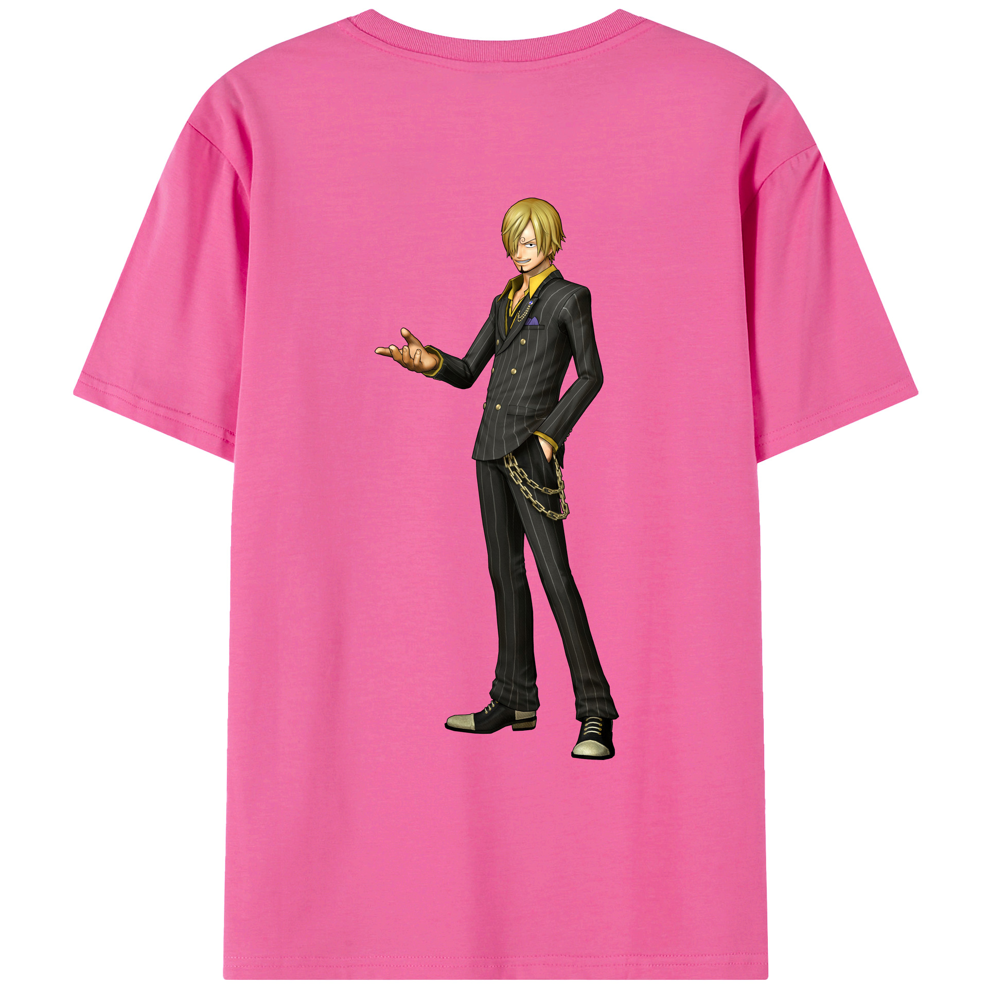 （画像用） ワンピース サンジ ONE PIECE Sanji レディース半袖Tシャツ(バックプリント)